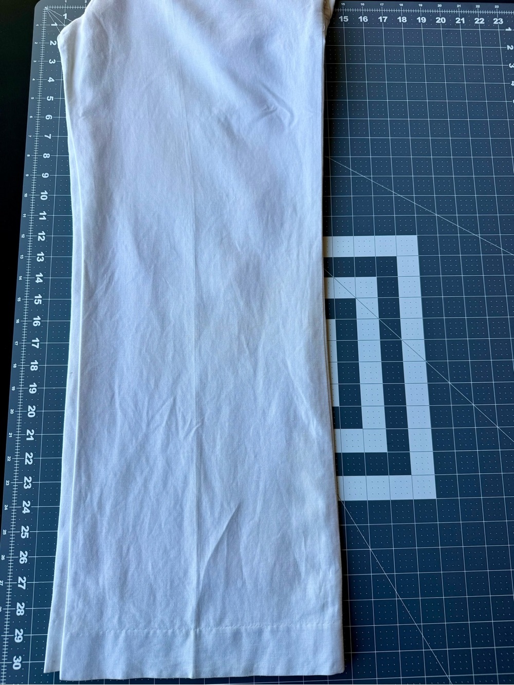 Banana Republic * Linen Martin Fit White Pants Trouser * Size 12 - Picture 6 of 16